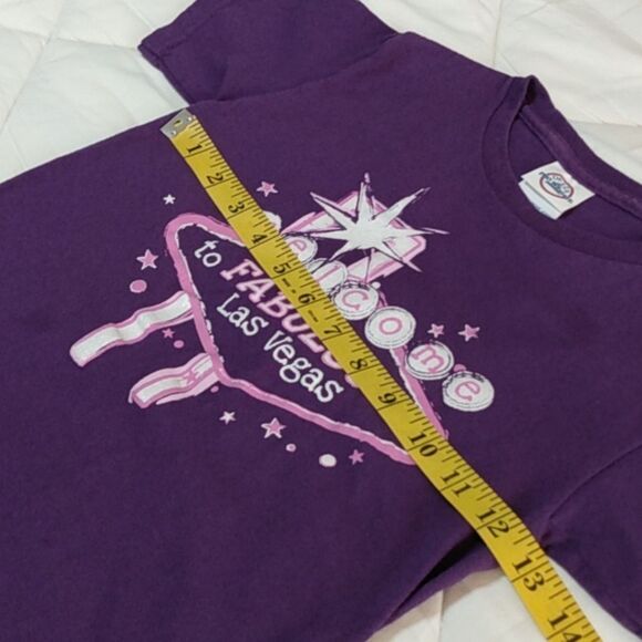 Kids purple Las Vegas t-shirt - Picture 7 of 10